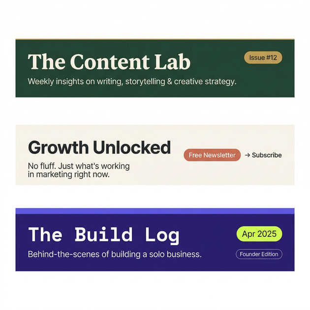 Email banner
