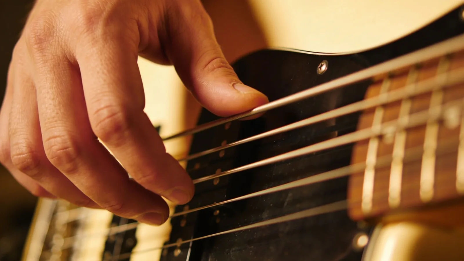 Direct the bass sound in plain English