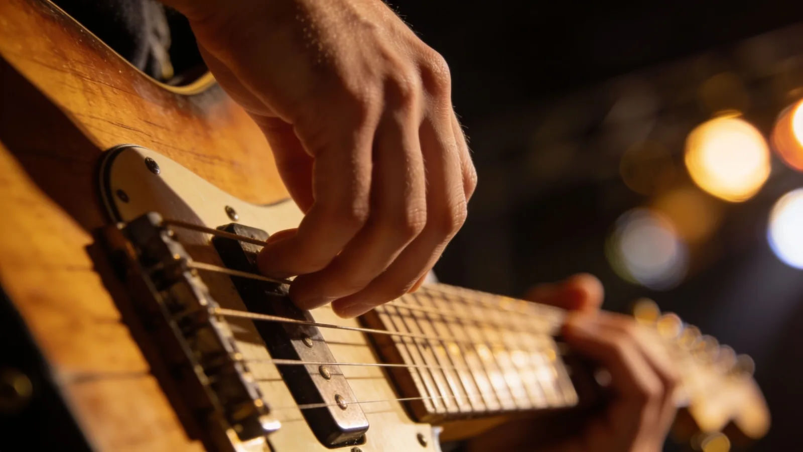 Direct the blues sound in plain English