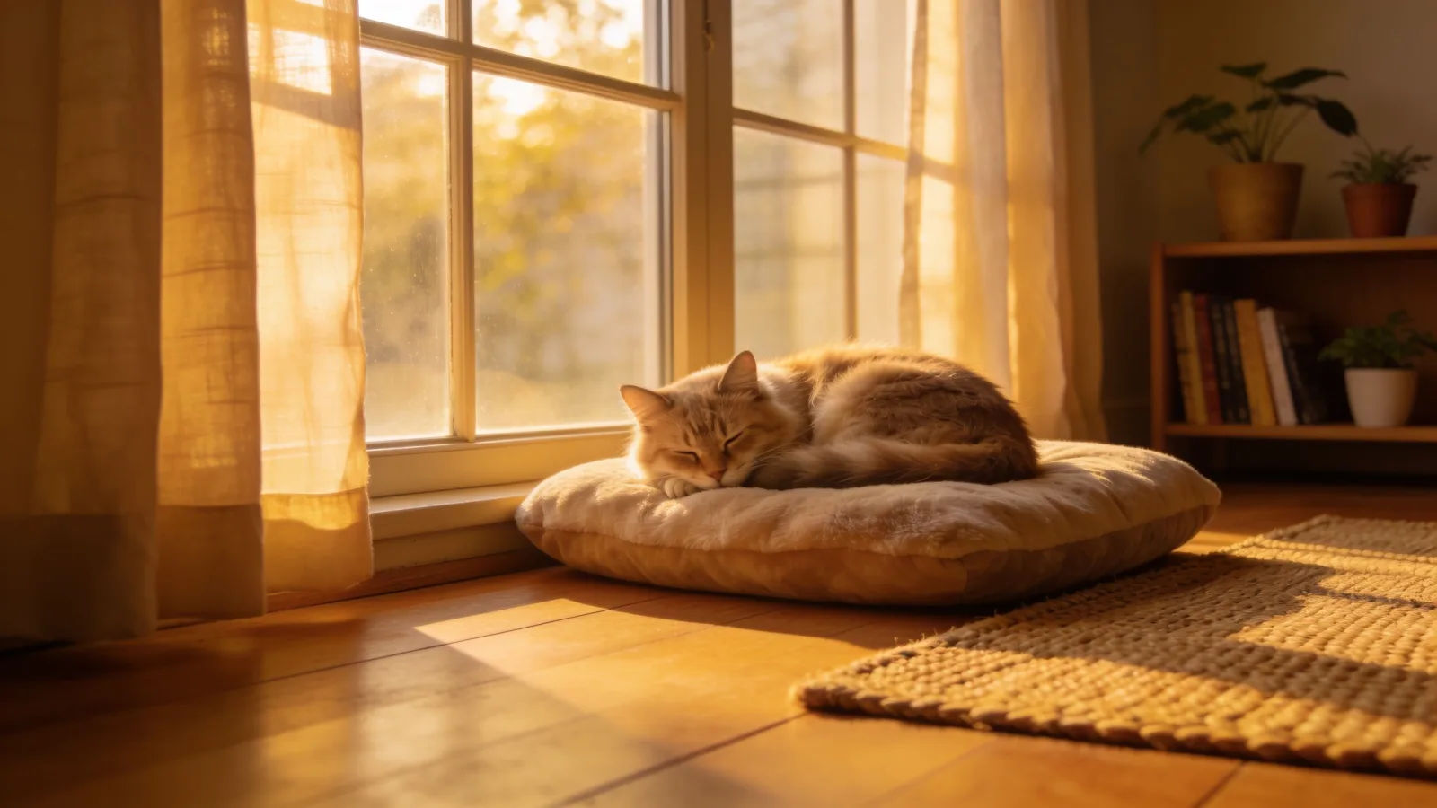 Score a calming video for your cat