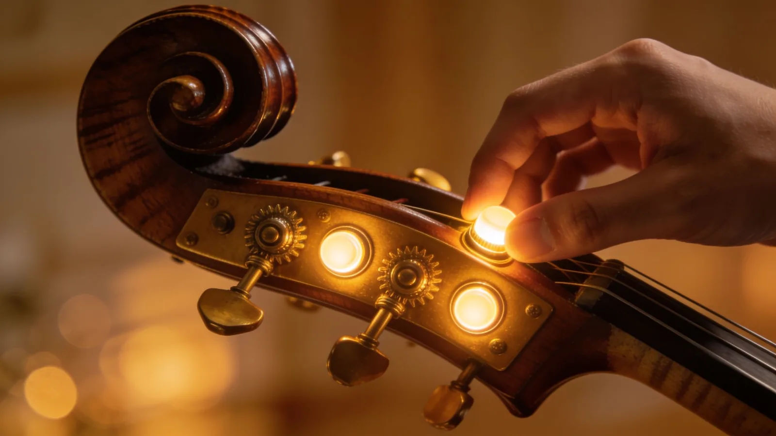 Direct the cello sound in plain English