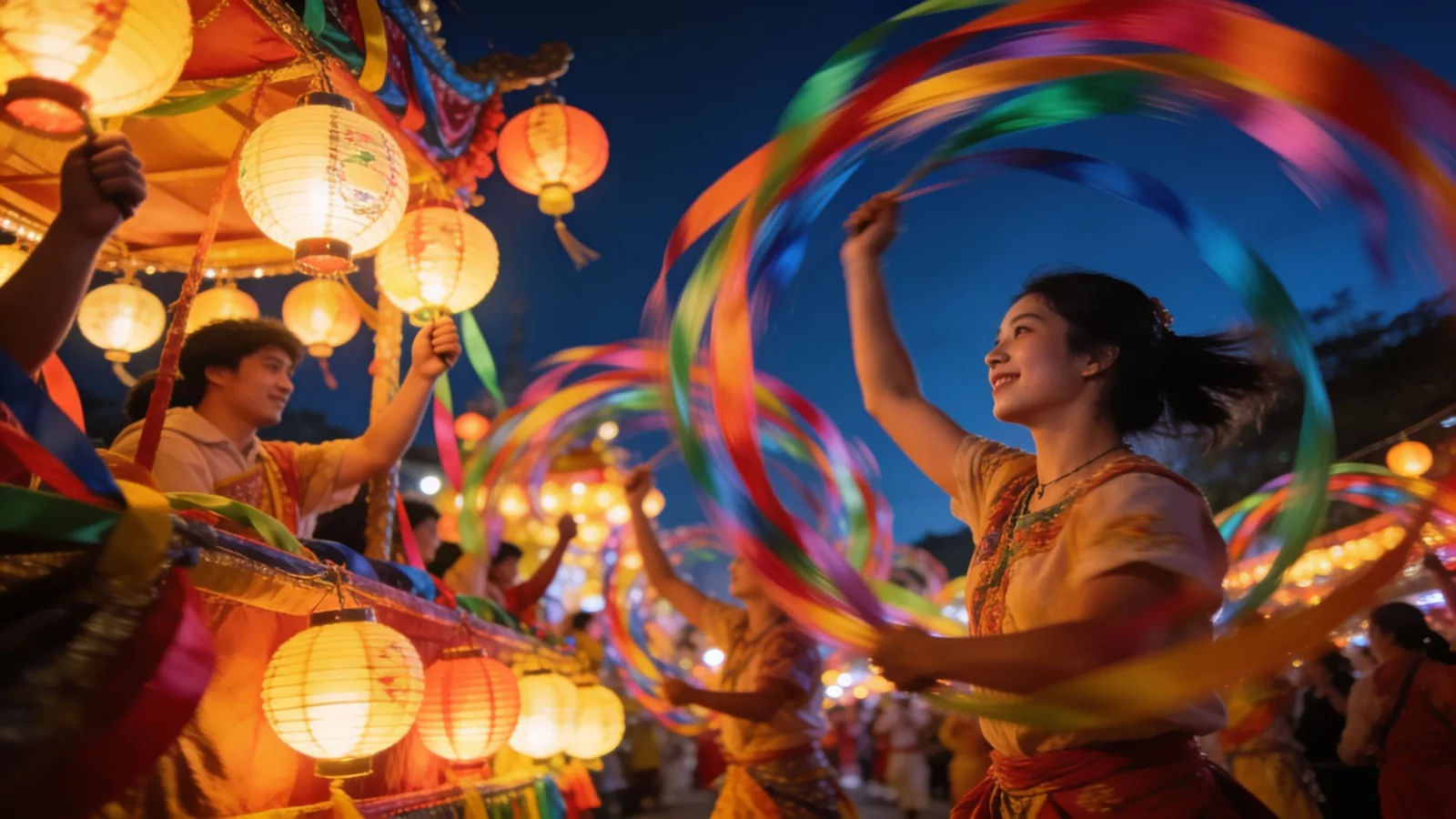 Set the mood for greetings, ads or parades
