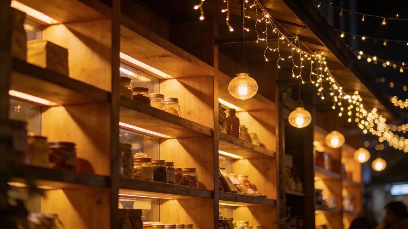 Set the mood for a shop or a stream