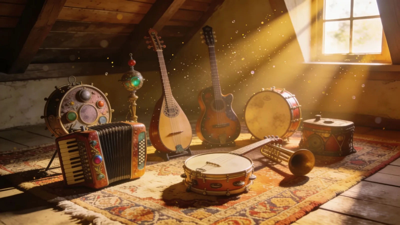 Build a whole whimsical soundtrack