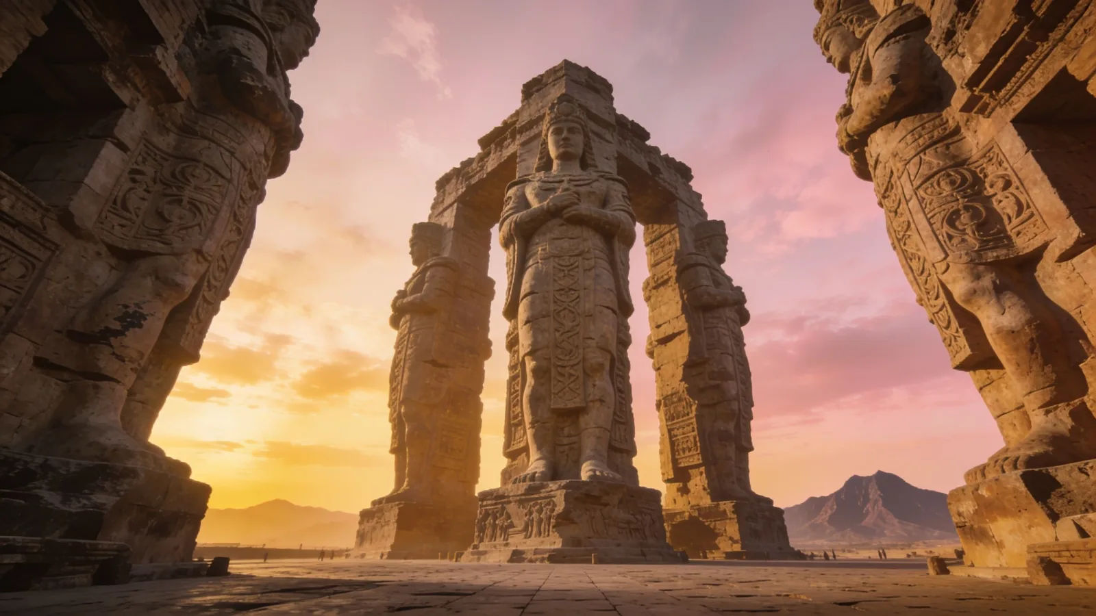 Score an ancient-world or desert scene