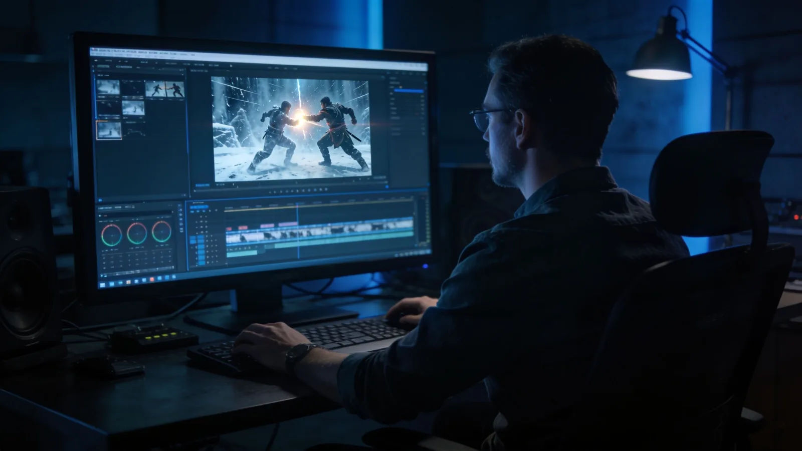 Score a fight scene or showdown
