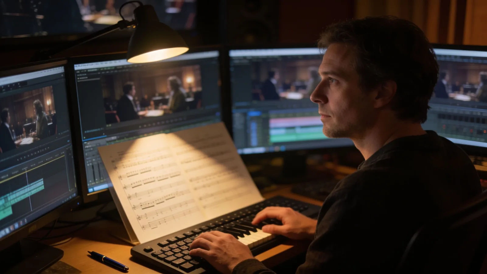 Score a scene or a short film