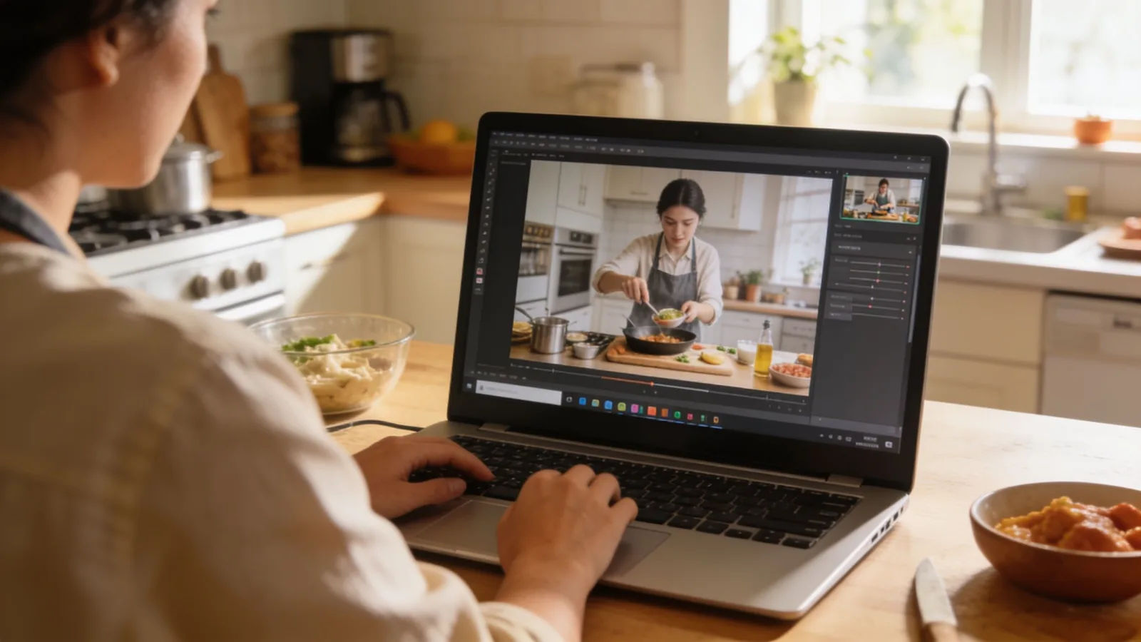 Score a recipe or cooking video