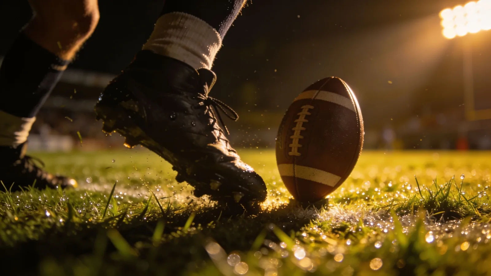 Direct the football sound in plain English