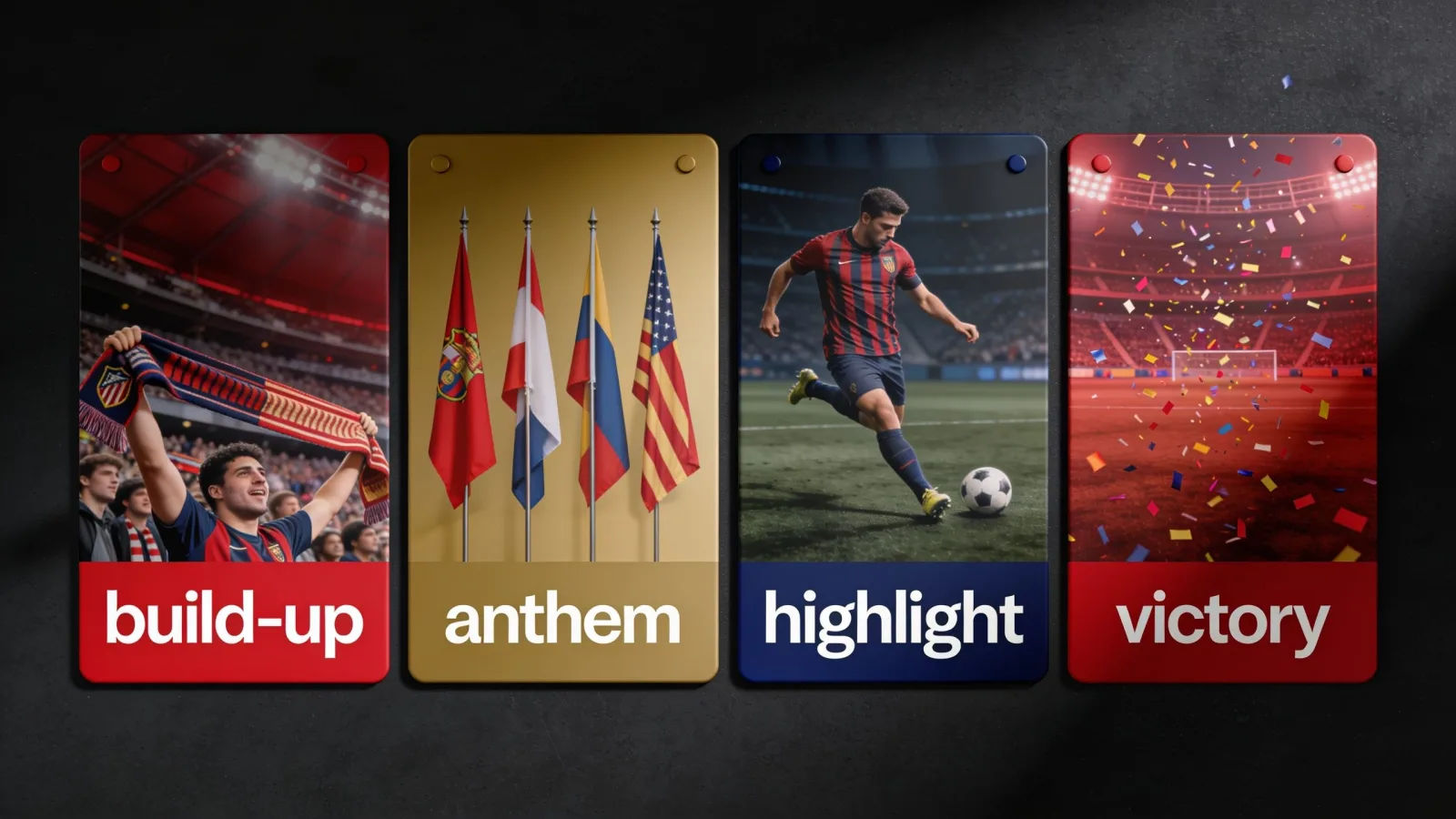 Build a whole matchday soundtrack
