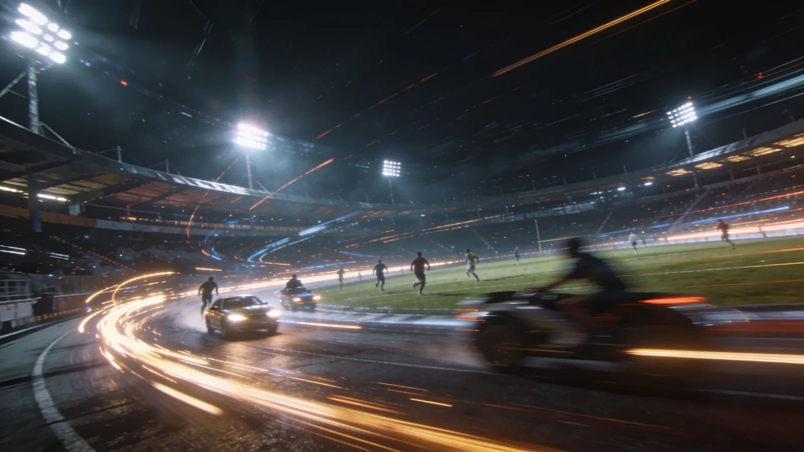 Set the mood for a sports edit or an ad