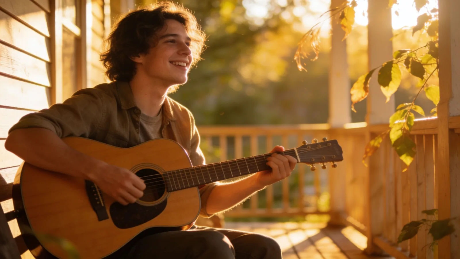Direct the happy sound in plain English