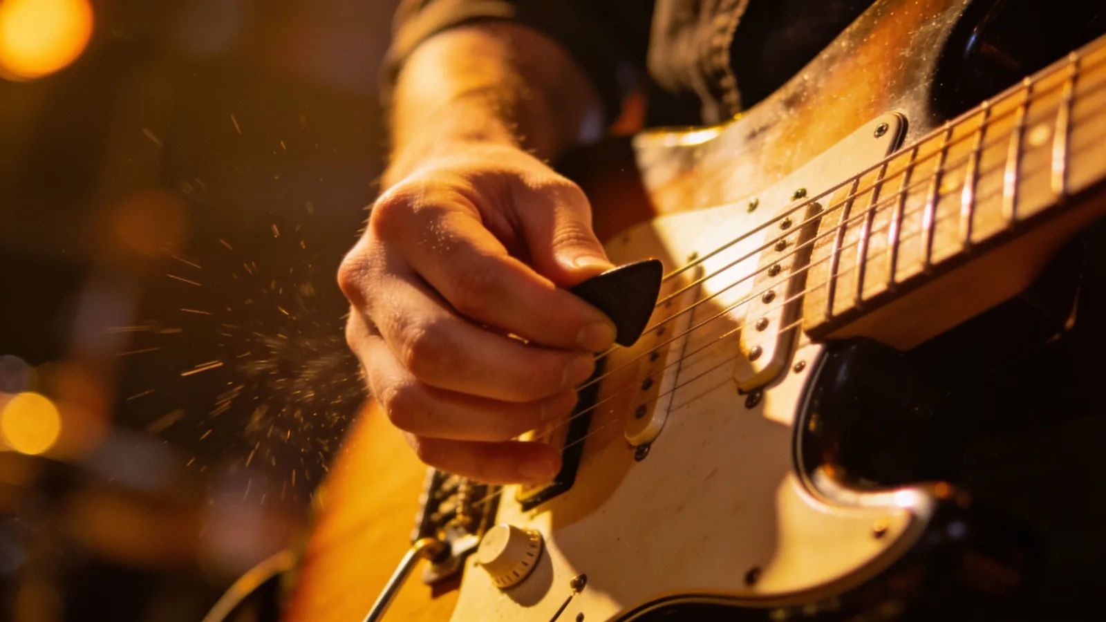 Direct the hard rock sound in plain English