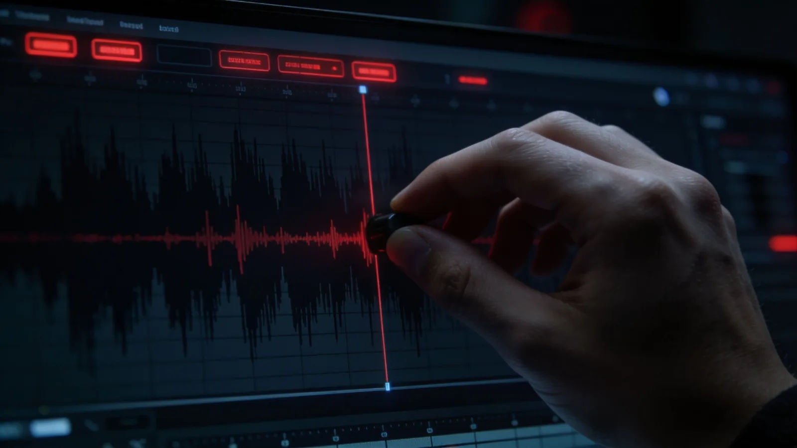 Direct the horror sound in plain English