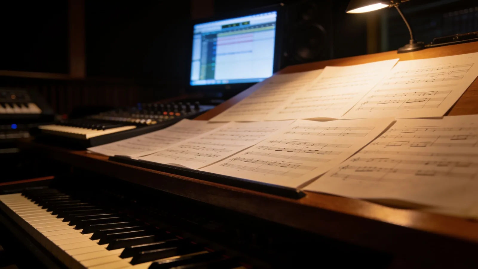 Score a scene around one lead instrument