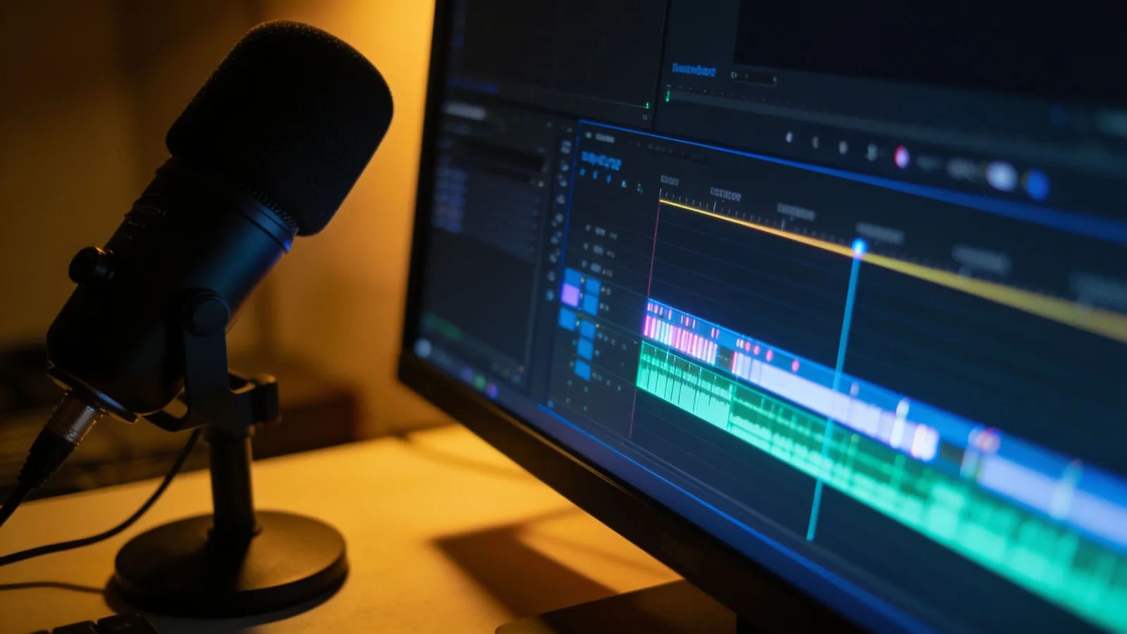 Score a scene without stepping on dialogue