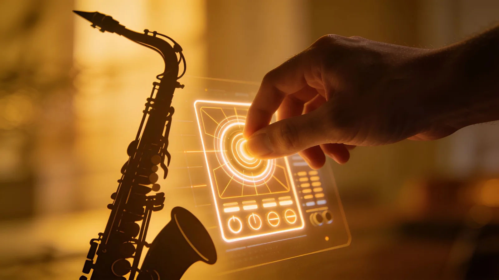 Direct the jazz sound in plain English