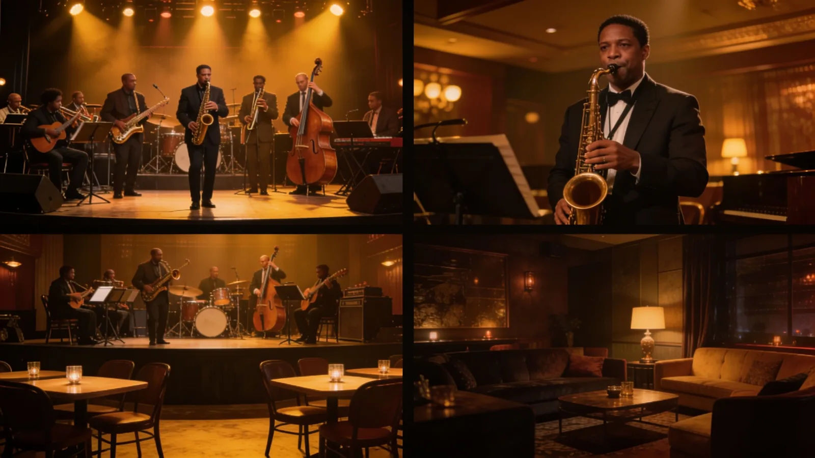 Build a whole jazz soundtrack