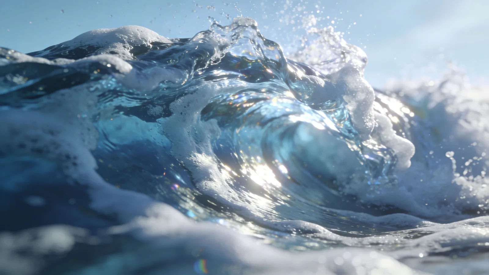 Direct the ocean sound in plain English
