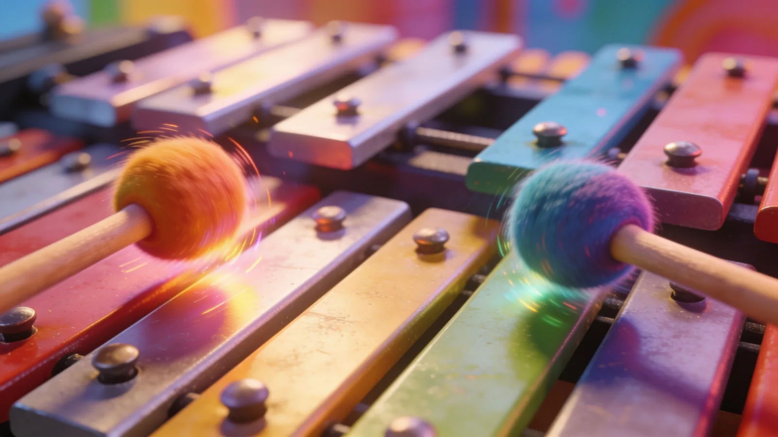 Build a whole rhythmic soundtrack