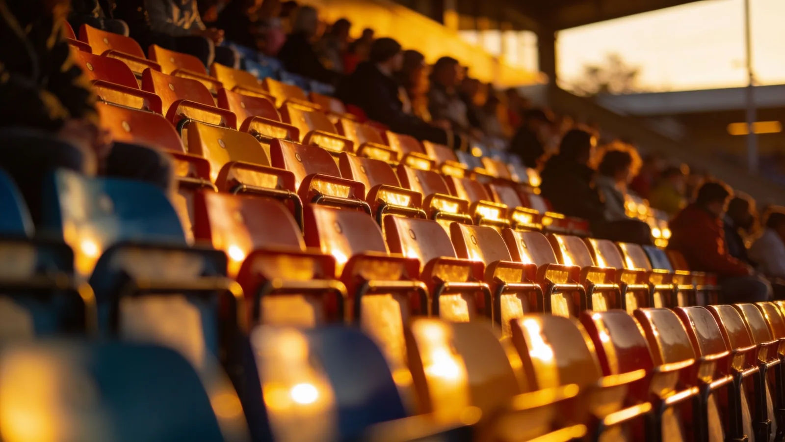 Direct the stadium sound in plain English