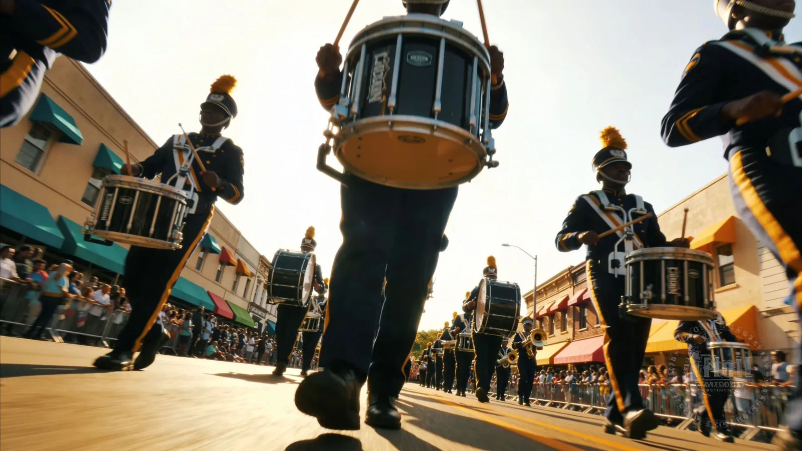 Set the mood for a parade or a dance clip