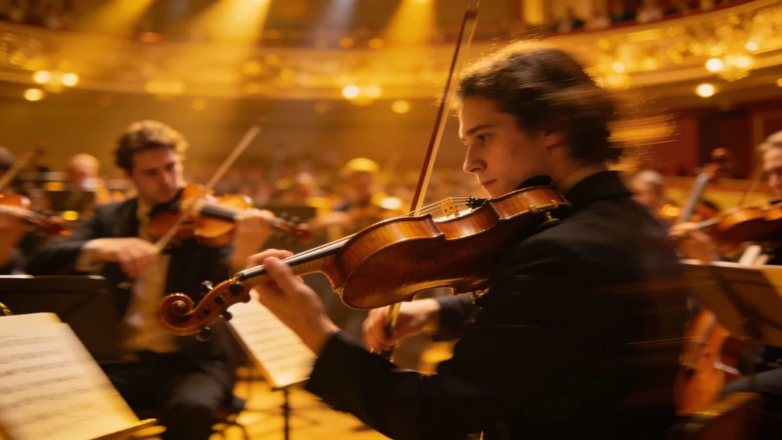 Score an emotional scene or an establishing shot