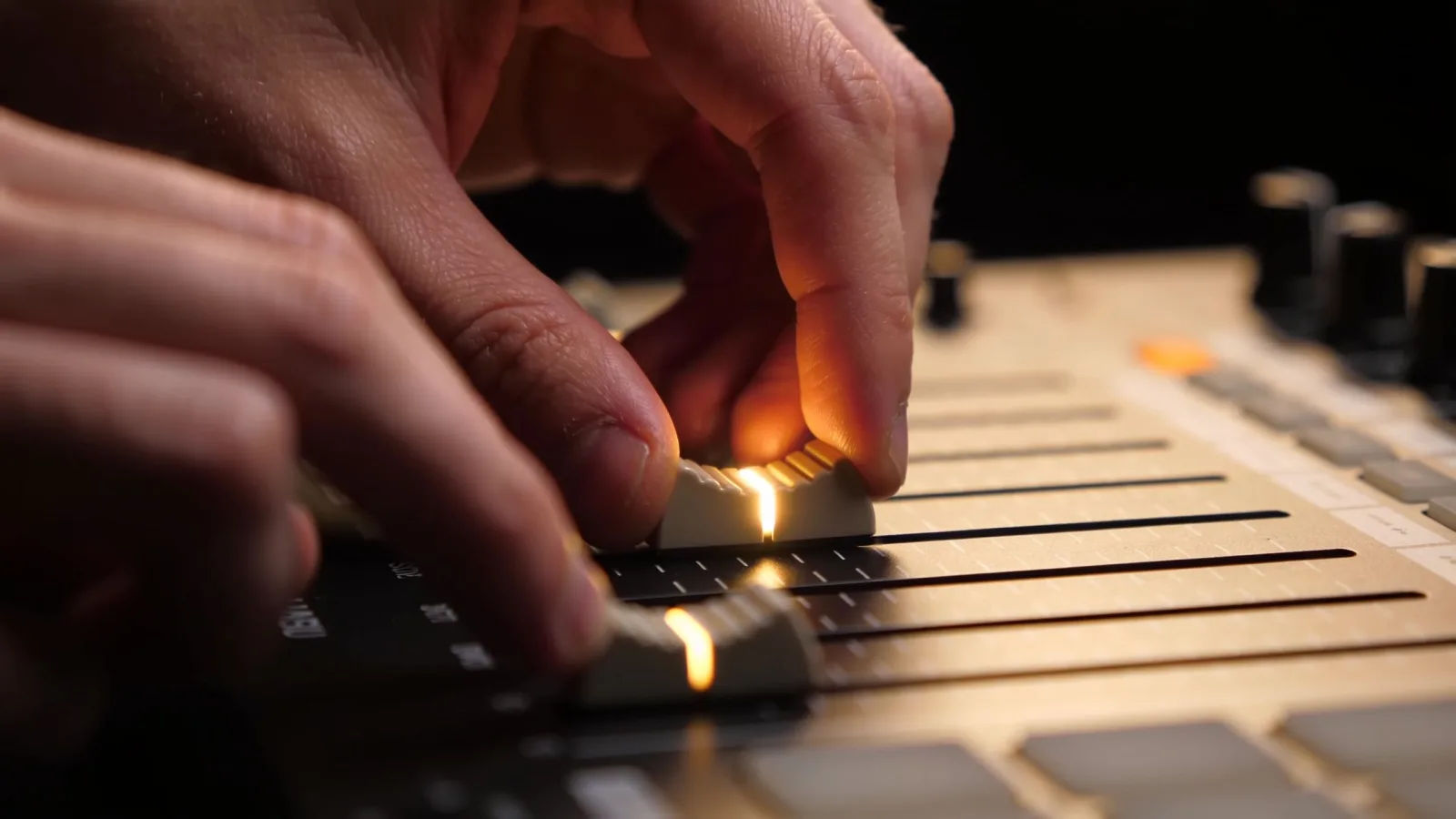Direct the synth sound in plain English