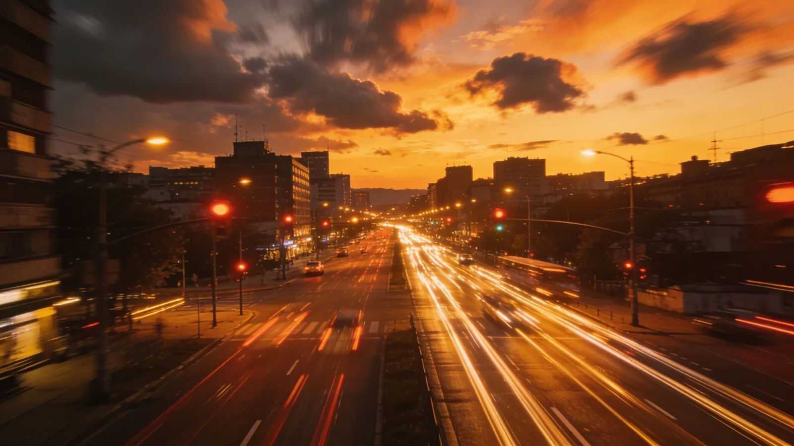 Score a city or nature timelapse