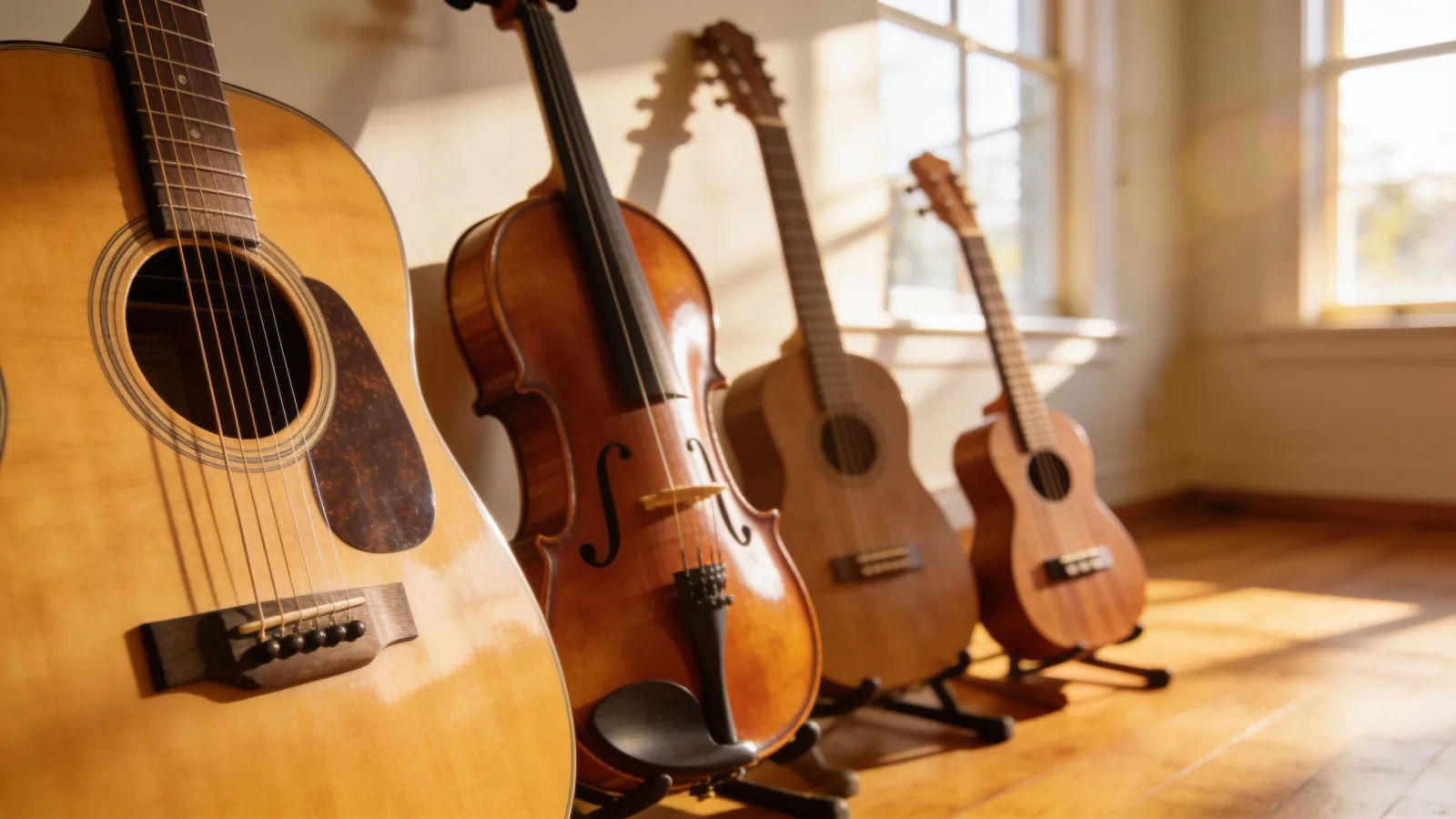 Build a whole ukulele-led set