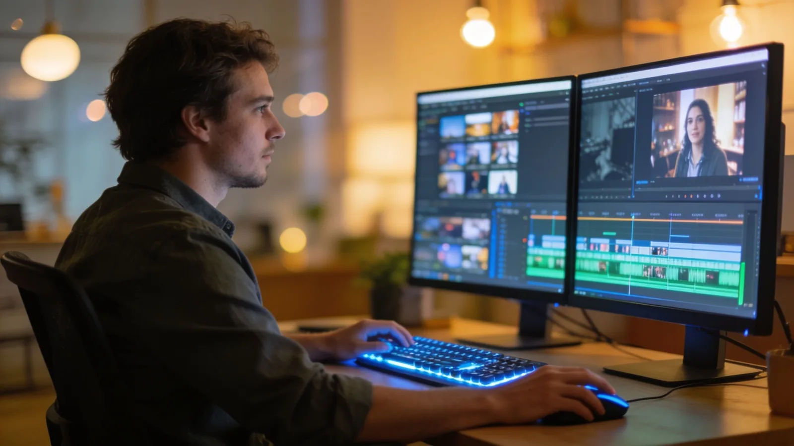 Score an intro, vlog or tutorial