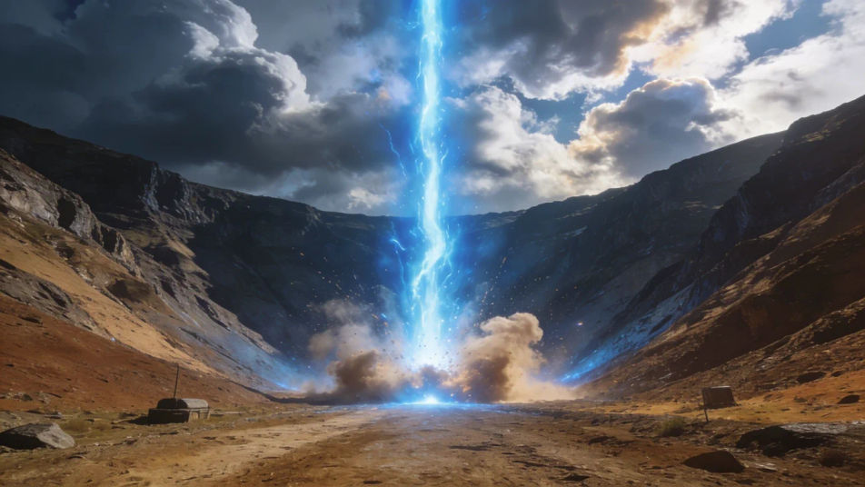 Make the big blast land