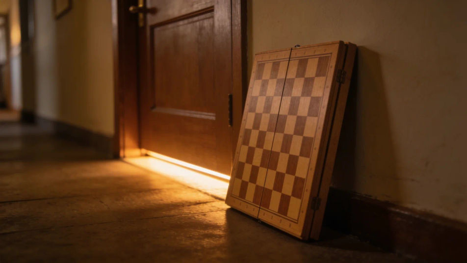 Show a game ending without the board