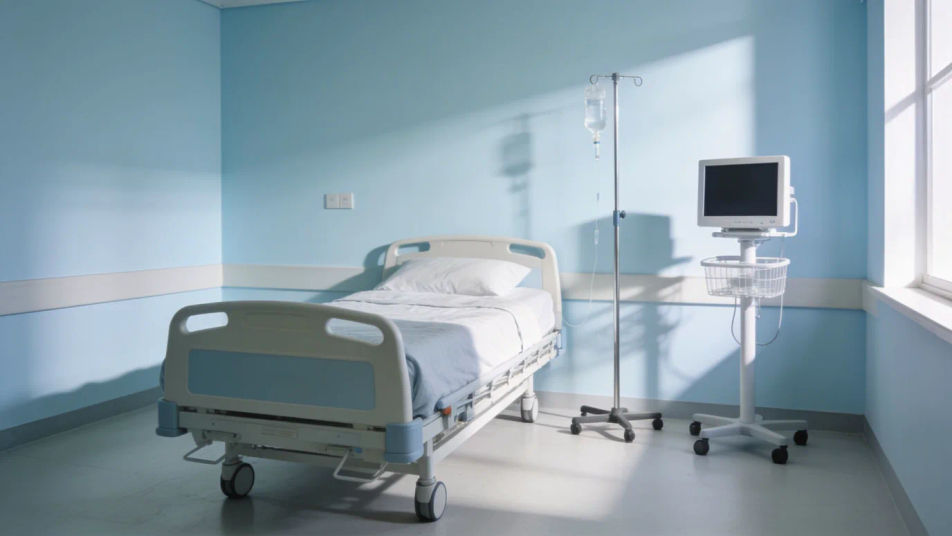 Tell people we are in a hospital room