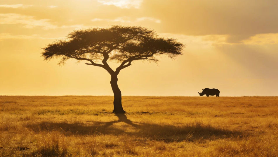 Tell the audience this is open savanna