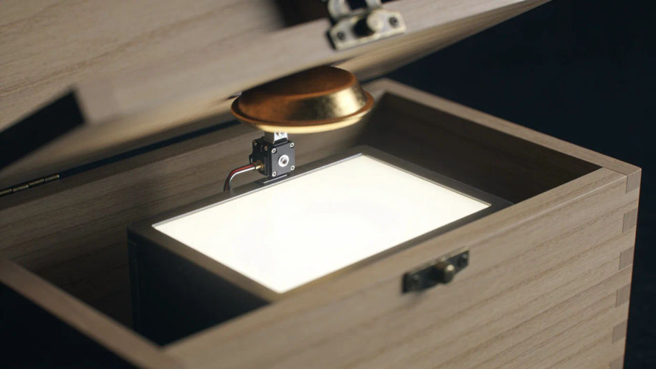 Make a gadget reveal feel precise