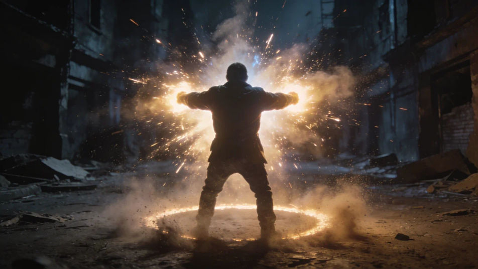 Make a superpower hit feel enormous
