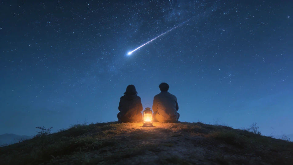 Make a wish on a shooting star land