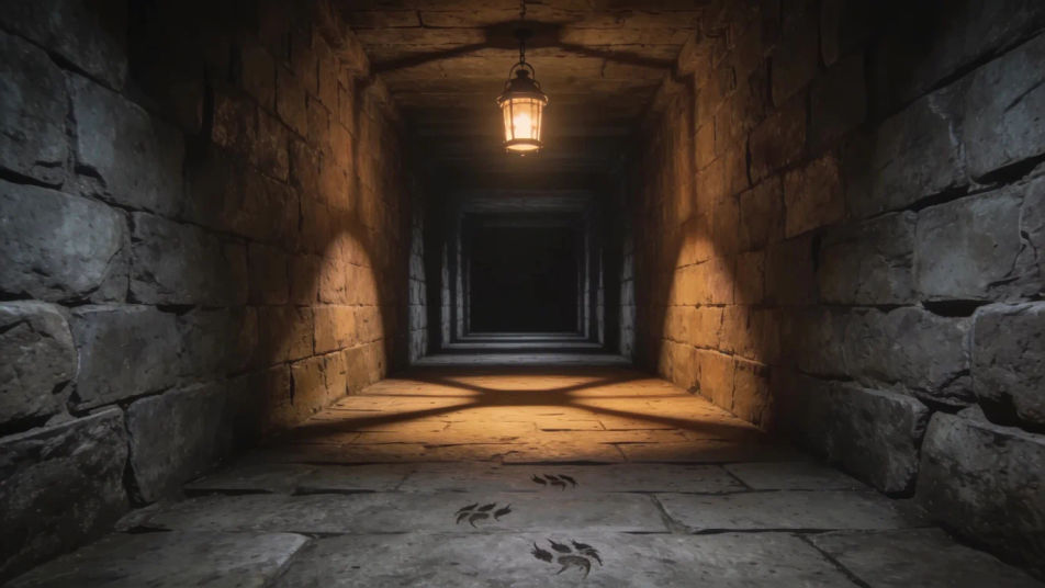 Keep a dark corridor alive without music