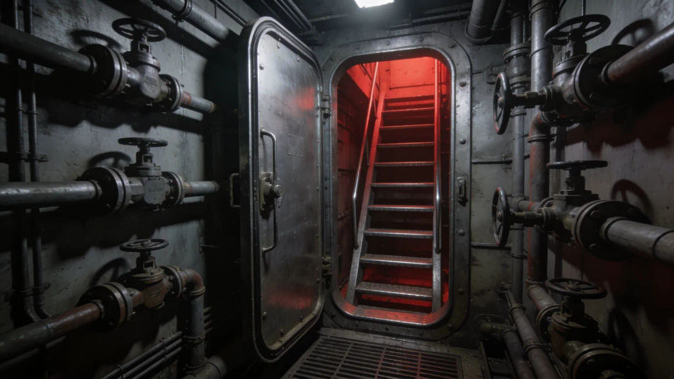 Put the viewer aboard a diving vessel