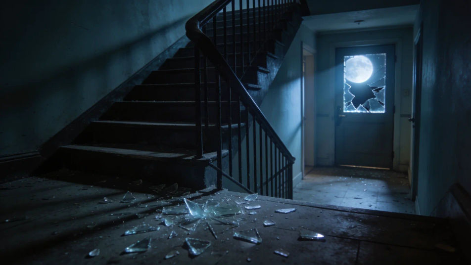 Hint at an intruder downstairs