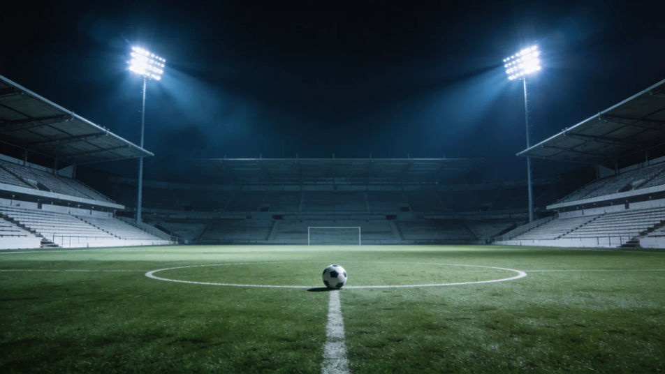 Show the stadium is empty after hours