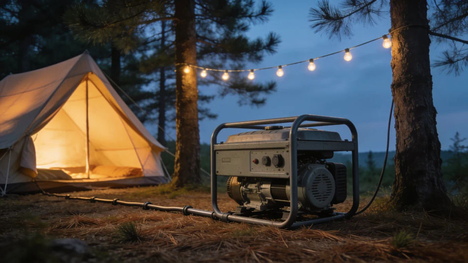 Show a remote camp far from the grid