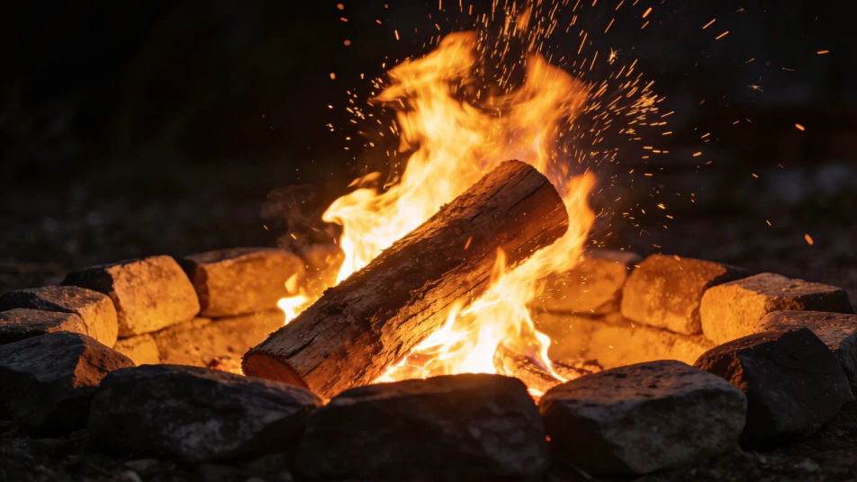 Make a fire leap up on the right frame