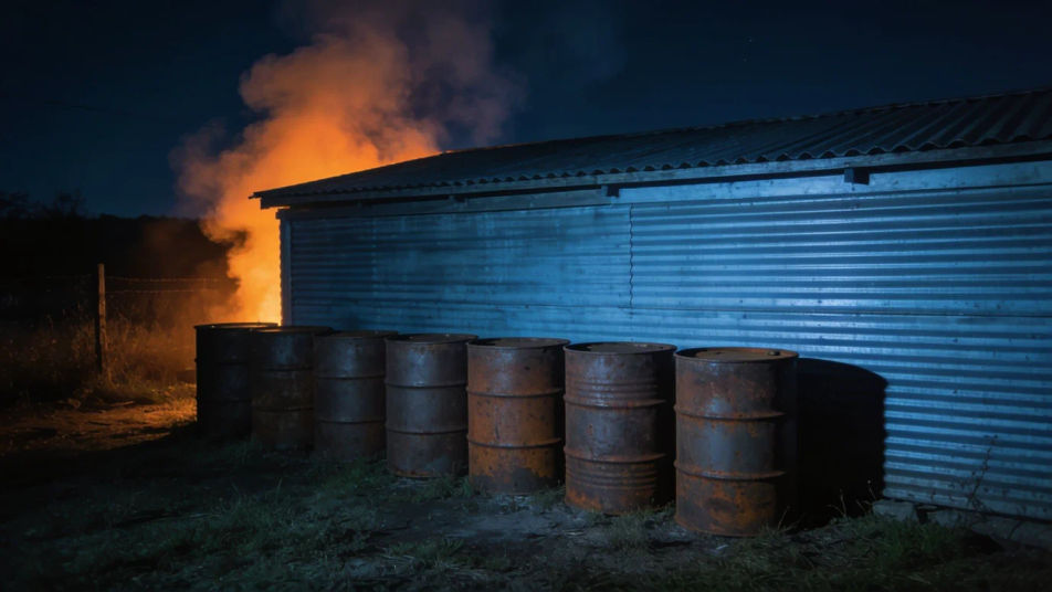 Hint the fire has reached the fuel store
