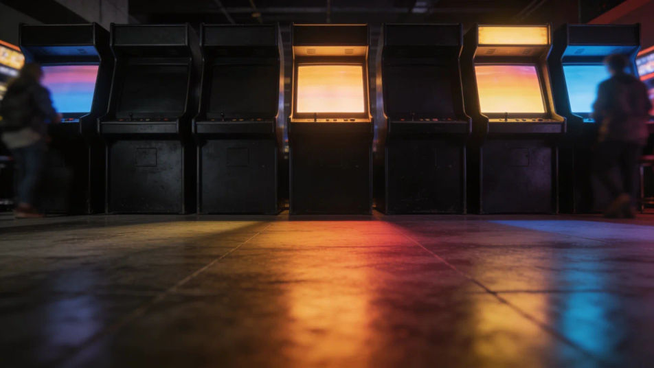Set a retro arcade feeling from the first second