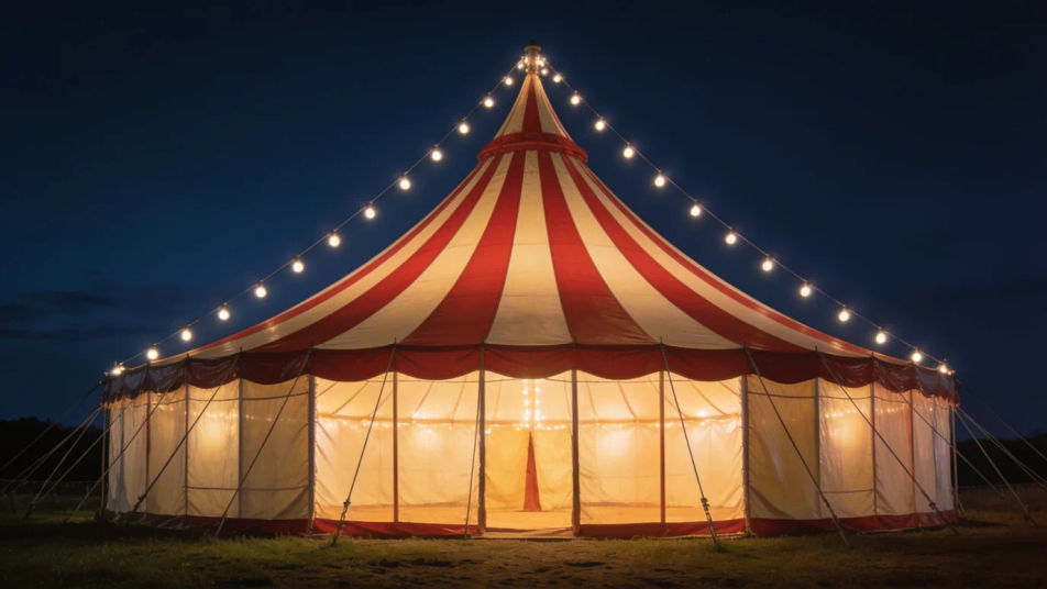 Open the show under the big top