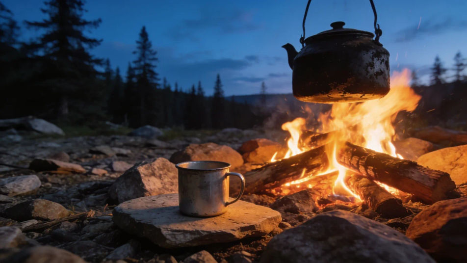 Put the audience at a campfire