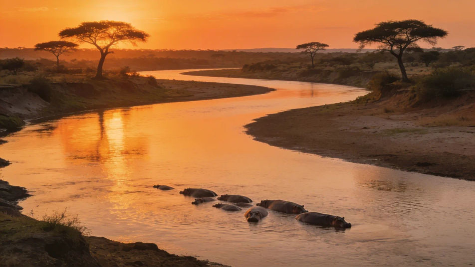 Tell the audience they are on an African river
