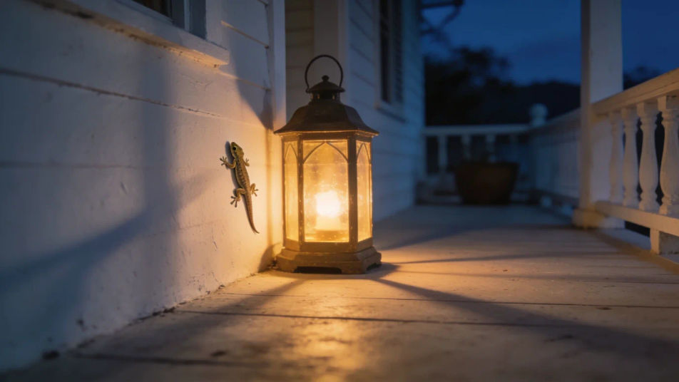 Let a gecko keep a still night company